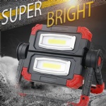 Battery powered portable work light