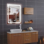Luminated mirror light